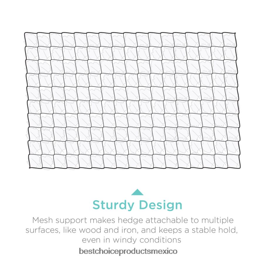 césped y jardín | valla de privacidad de hiedra sintética para exteriores Best Choice Products belleza X080FZ445