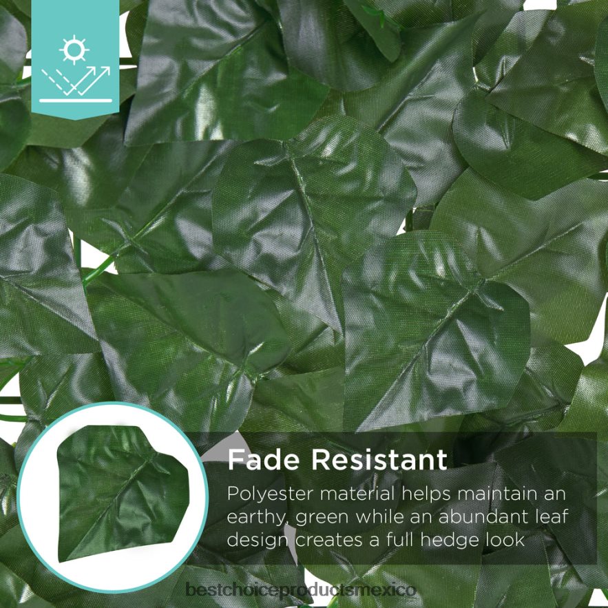 césped y jardín | valla de privacidad de hiedra sintética para exteriores Best Choice Products belleza X080FZ447
