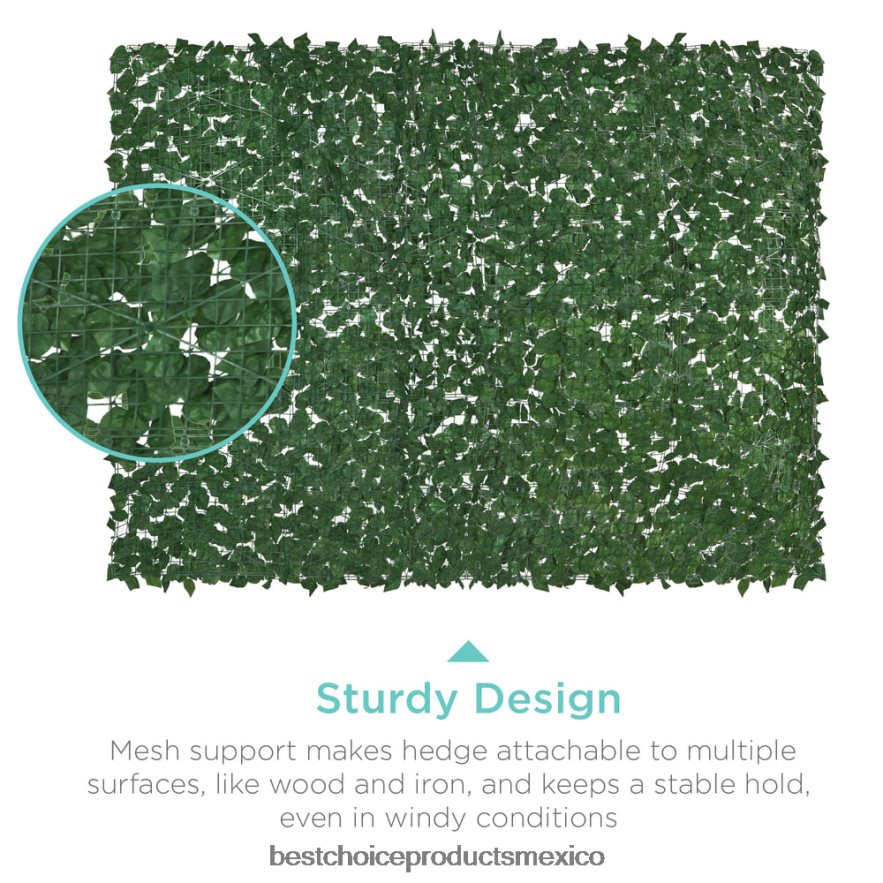 césped y jardín | valla de privacidad de hiedra sintética para exteriores Best Choice Products belleza X080FZ447