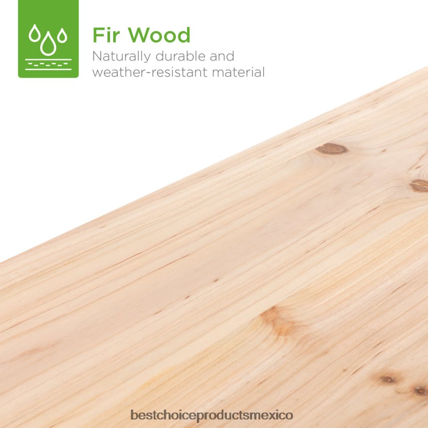 césped y jardín | Jardinera elevada de madera para jardín, césped, patio Best Choice Products natural X080FZ984