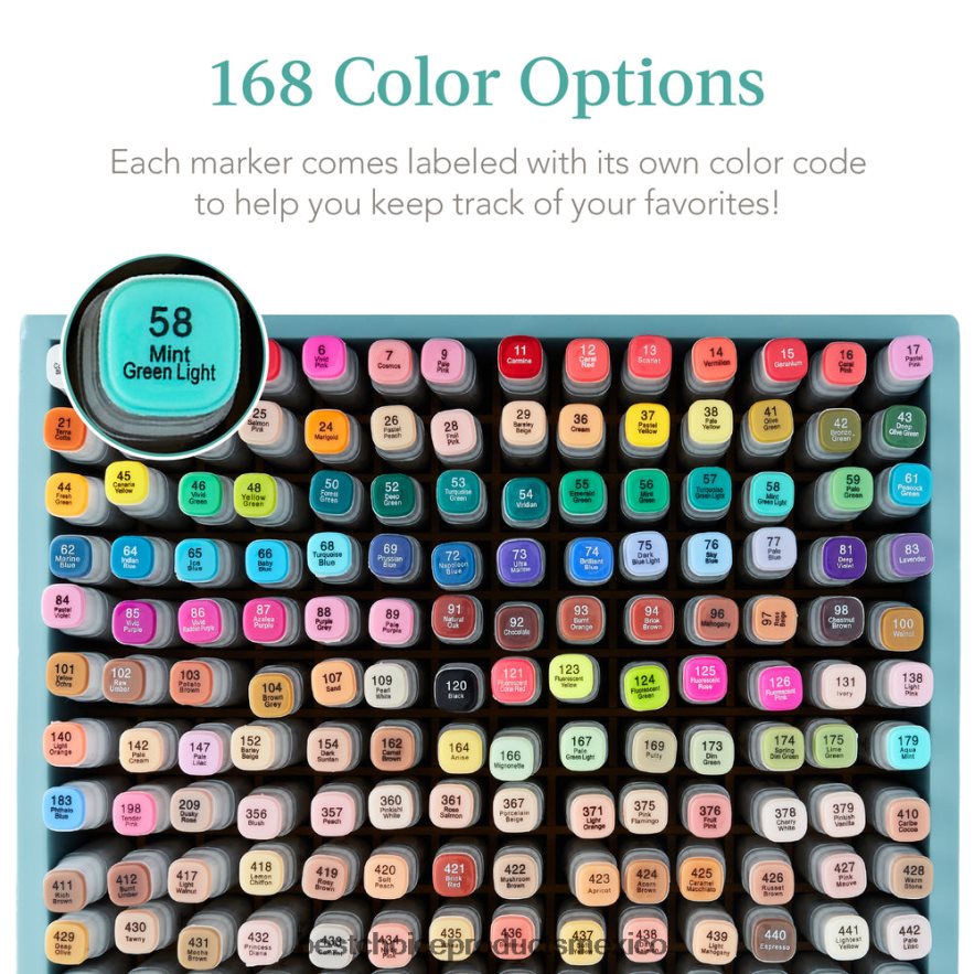 accesorio kit de rotulador a base de alcohol con pincel y punta de cincel, estuche de transporte Best Choice Products azul X080FZ1048