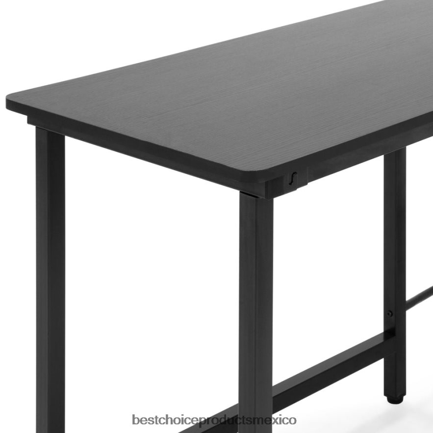 accesorio Mesa de trabajo esquinera moderna en forma de L para ordenador con soporte para CPU Best Choice Products negro X080FZ364