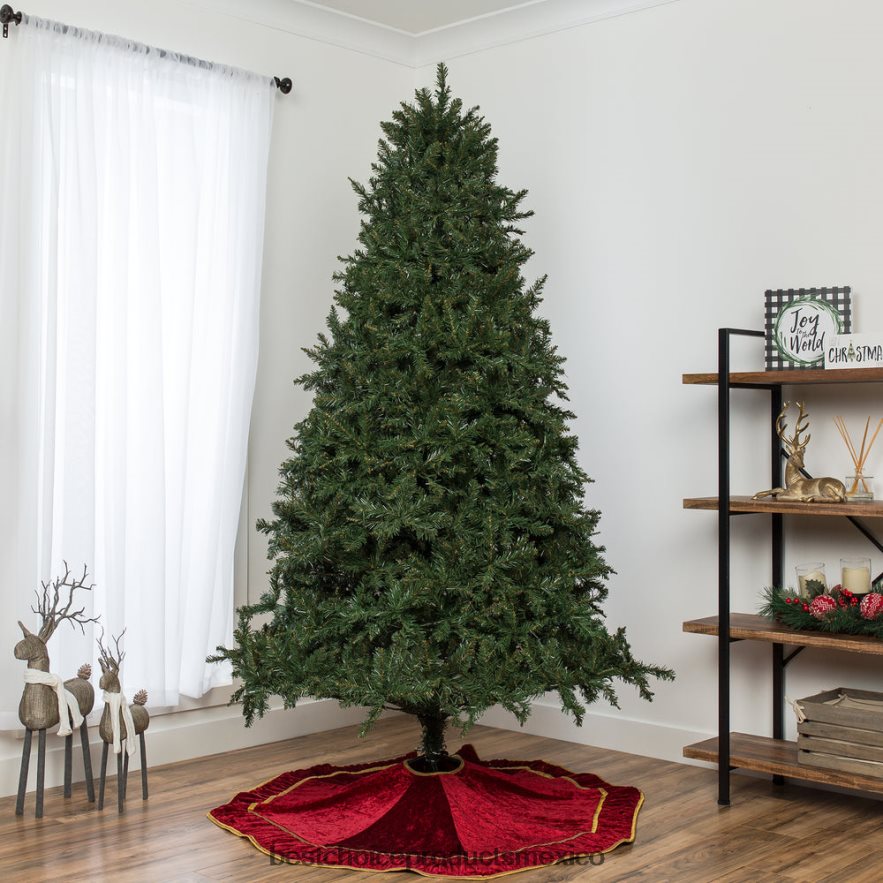 estacional Árbol de Navidad artificial de abeto completo Douglas con bisagras Best Choice Products soporte metálico X080FZ246