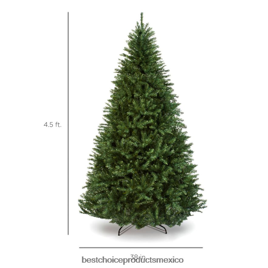 estacional Árbol de Navidad artificial de abeto completo Douglas con bisagras Best Choice Products soporte metálico X080FZ246