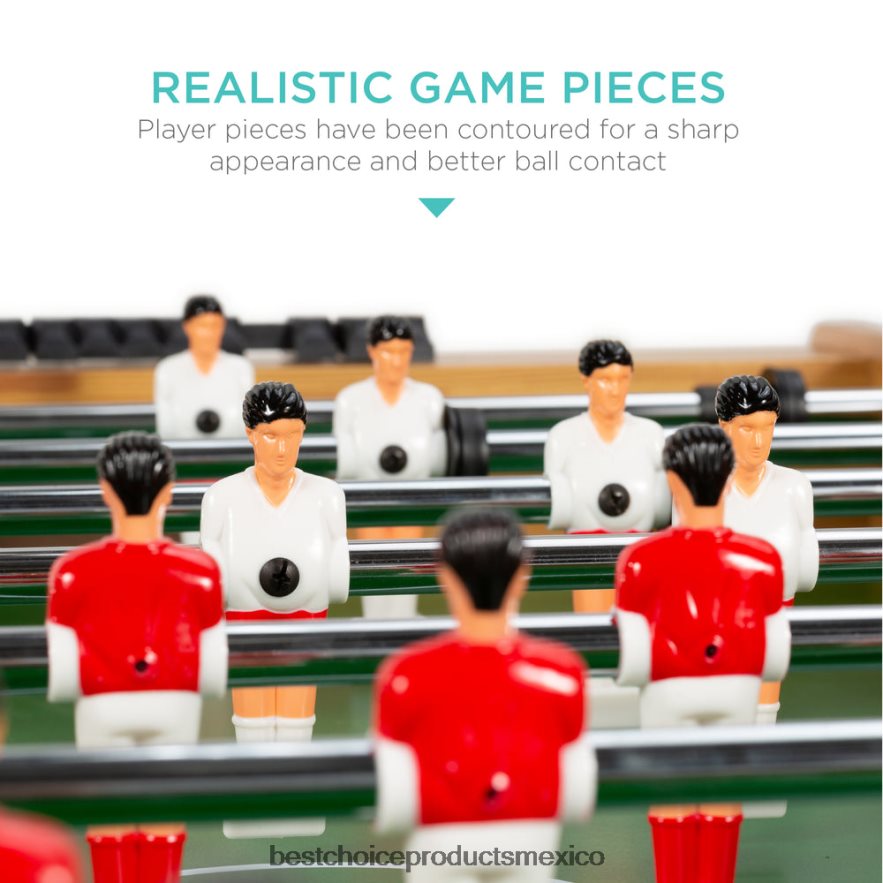 juguete y juego | mesa de futbolín, futbolín arcade con 2 portavasos y 2 pelotas Best Choice Products natural X080FZ550