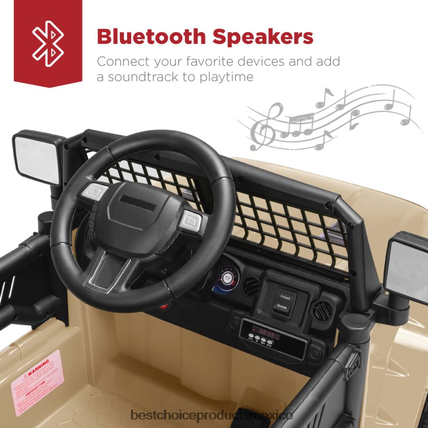 juguete y juego | Camión para niños de 12 V con control remoto para padres y suspensión de resorte Best Choice Products arena X080FZ493