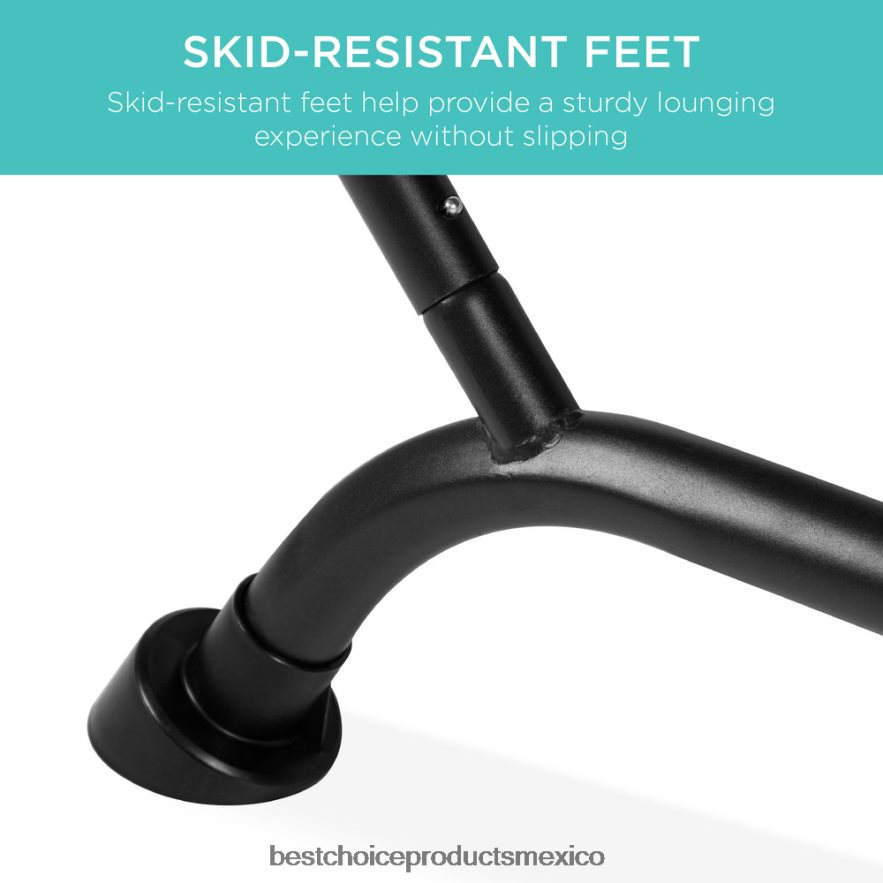 vida al aire libre | hamaca para patio exterior, jardín con soporte, almohada, bolsillos de almacenamiento Best Choice Products rojo X080FZ925