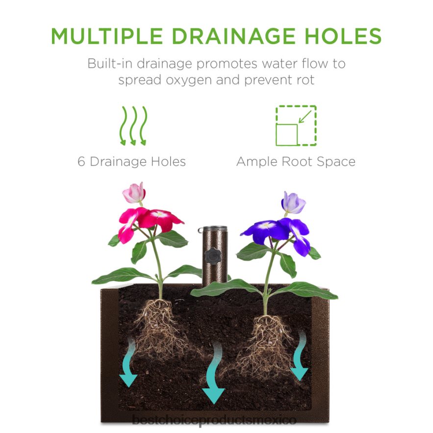 vida al aire libre | Base de paraguas de acero portátil que soporta hasta 150 libras con macetero rellenable y ruedas. Best Choice Products marrón X080FZ422